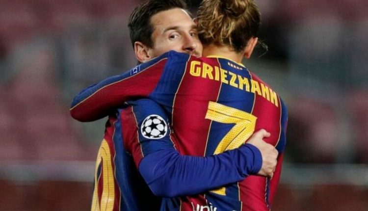 Jogador Griezmann, do Barcelona, nega que tenha desavença com colega Messi / Reprodução: @Yahoo