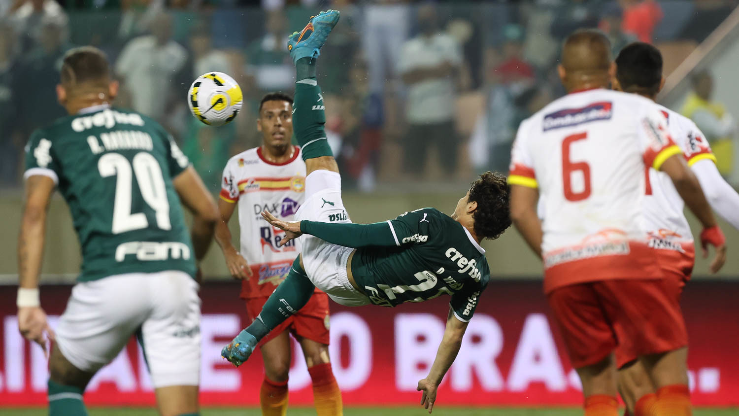 Lance de Palmeiras x Juazeirense - César Greco/Ag. Palmeiras