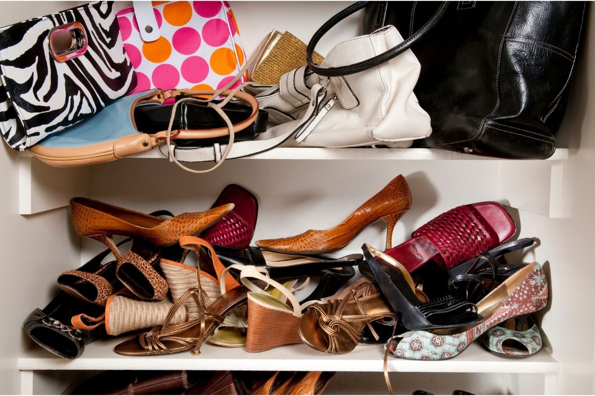 organize seus sapatos - canva