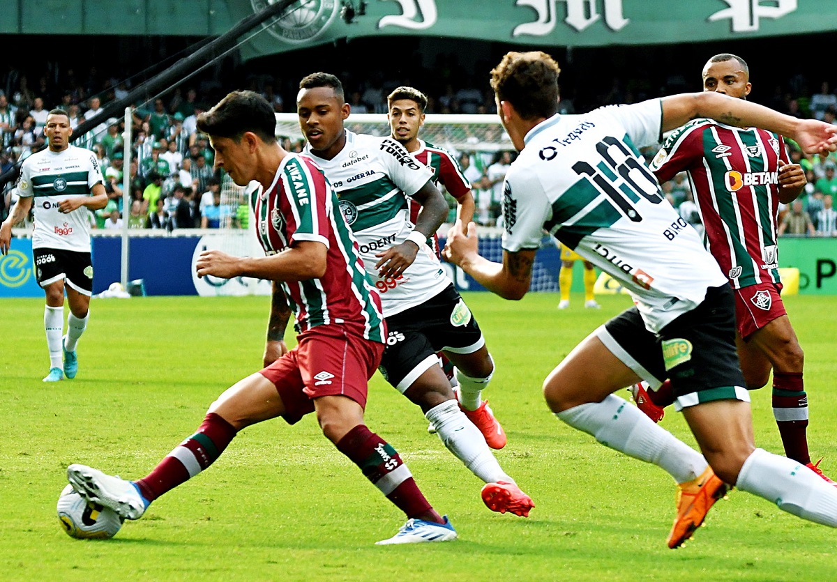 Lance de Coritiba x Fluminense - Mailson Santana/FFC