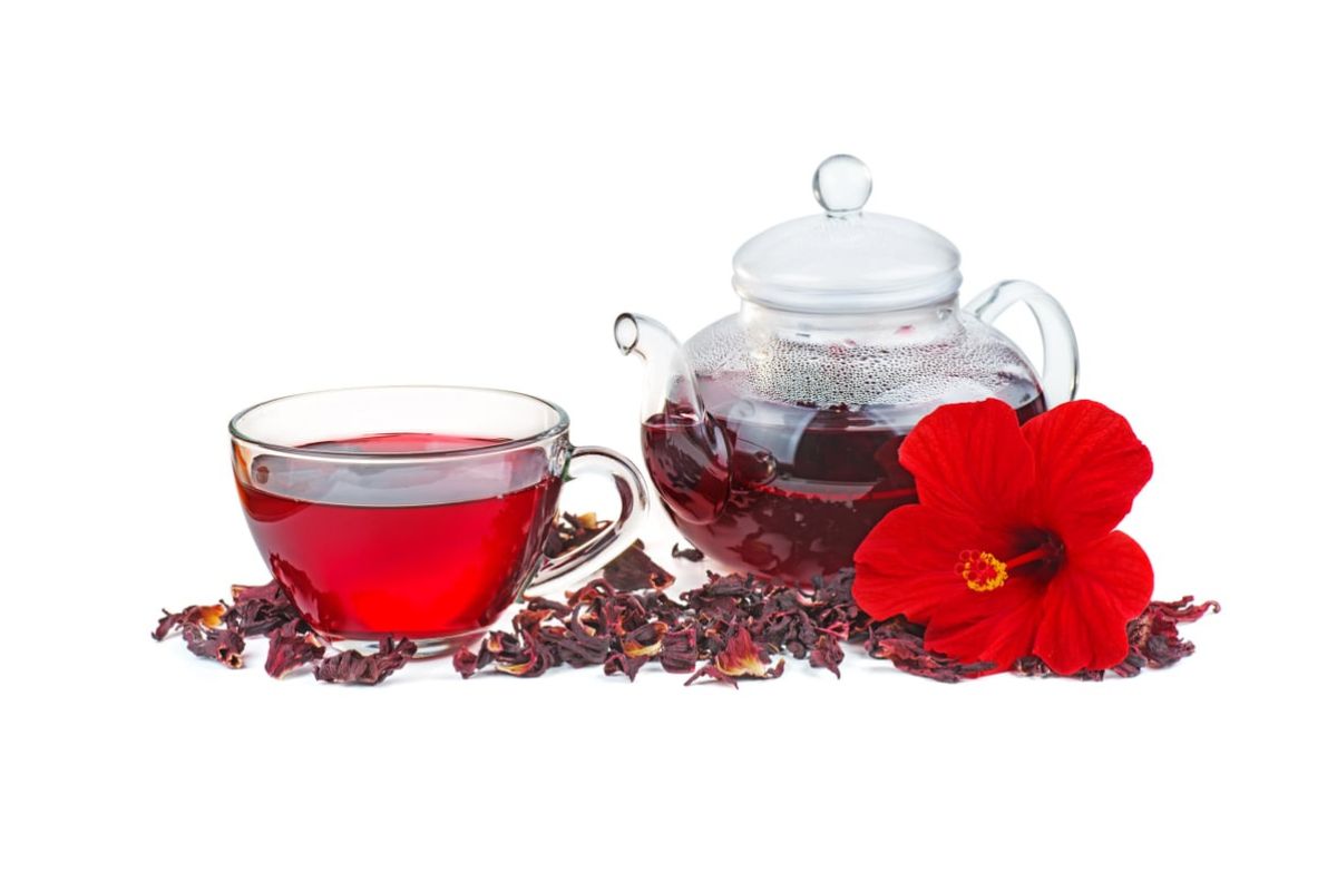 Chá de hibisco faz menstruação descer? - Fonte: canva.