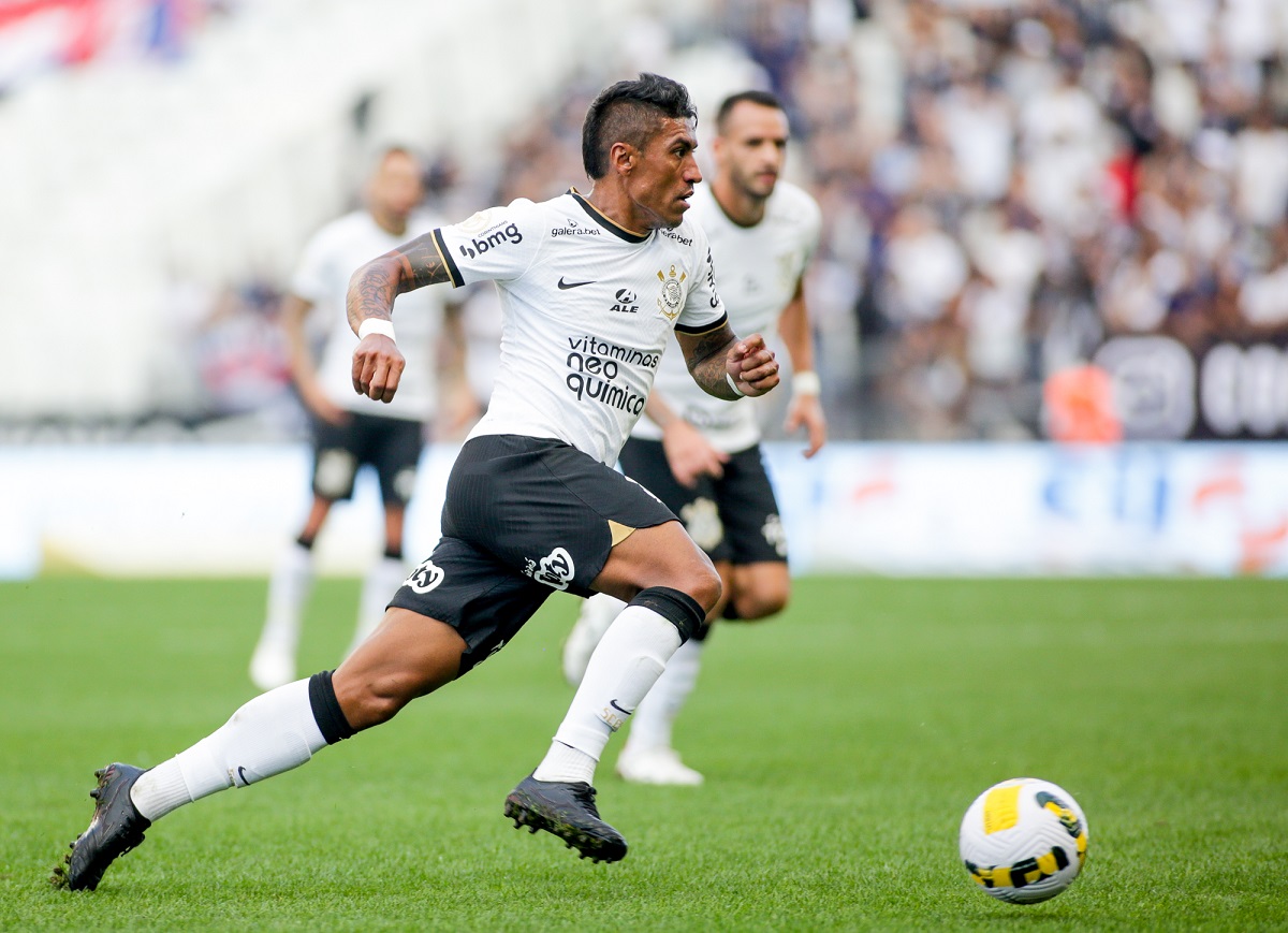 Paulinho durante jogo contra o Fortaleza - Rodrigo Coca/Ag. Corinthians