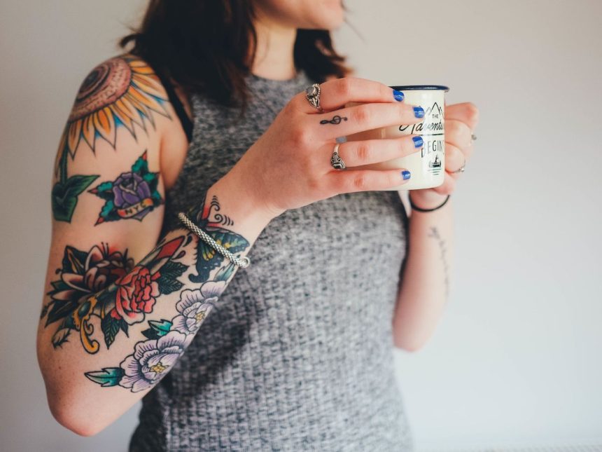 tatuagens minimalistas - paisagismo