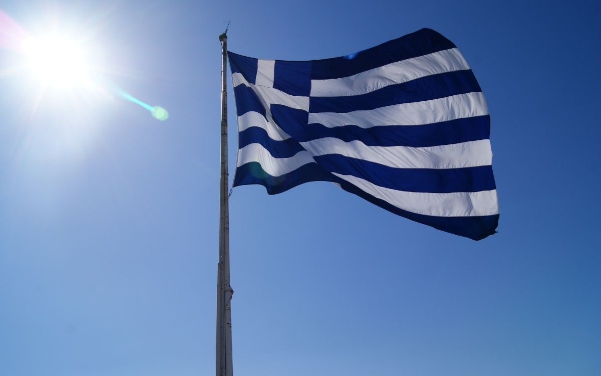 imagem ilustrativa da bandeira da grécia