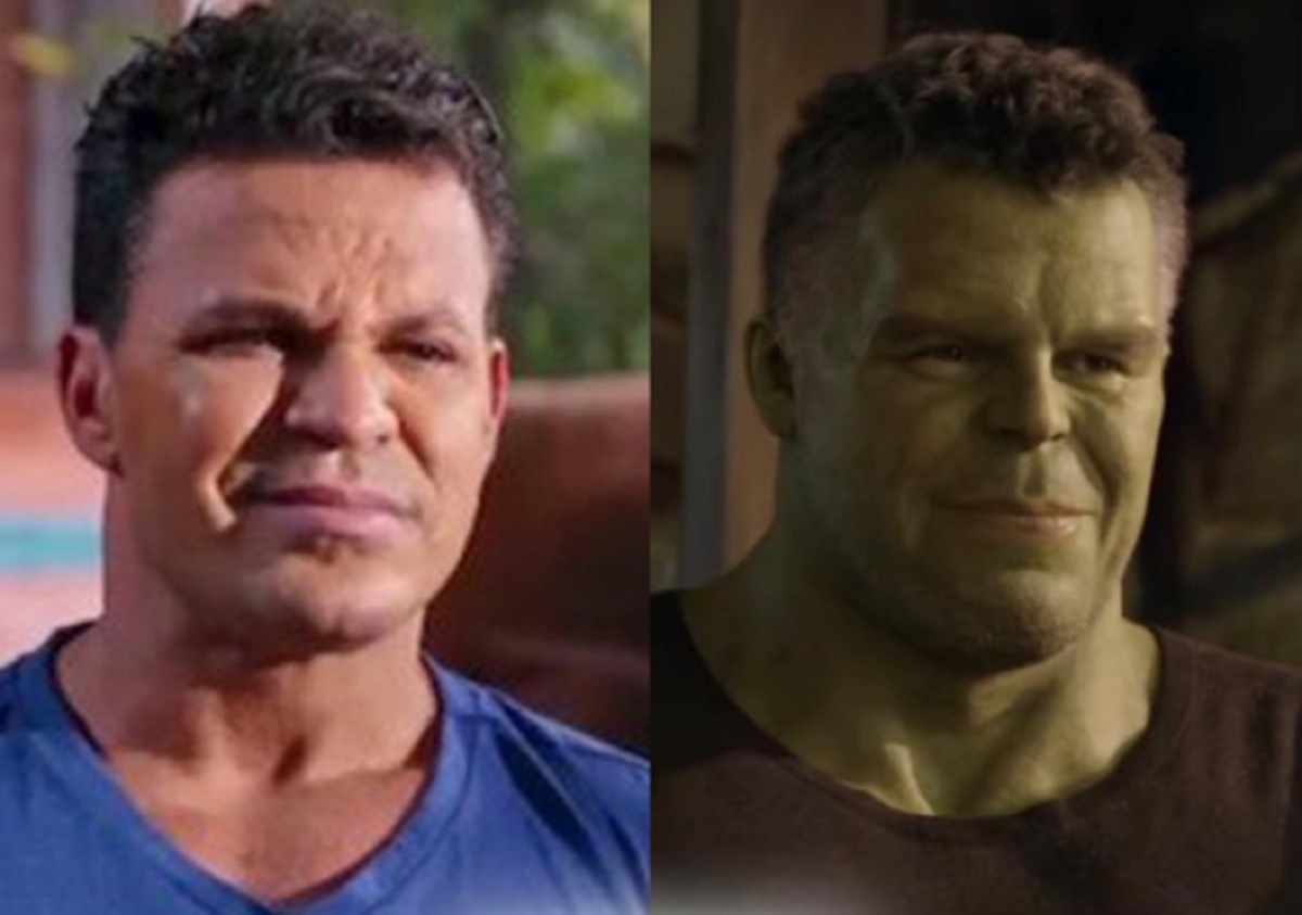 Eduardo Costa é comparado ao Hulk (Foto: Instagram/Reprodução)