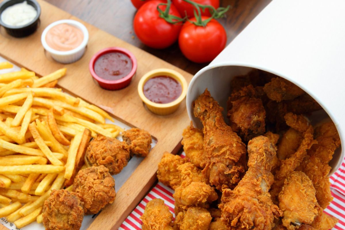 franquias de frango frito