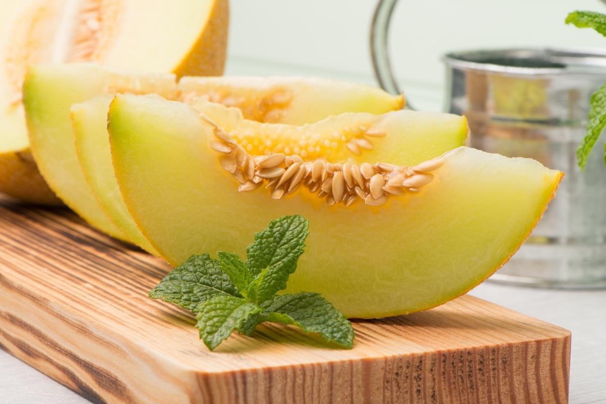 melão saboroso e no ponto certo