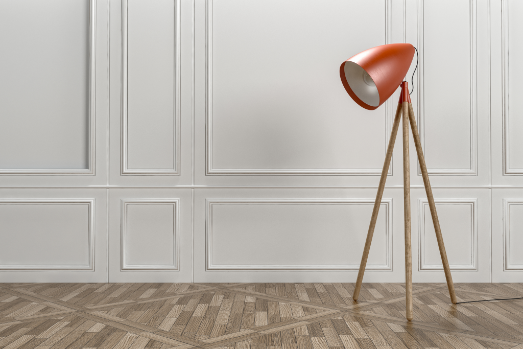 5 luminárias em estilo industrial.