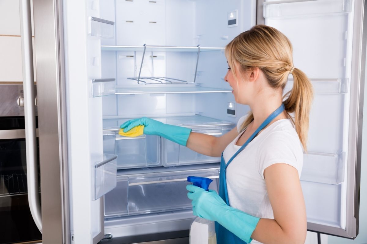 Frequência de limpeza da geladeira