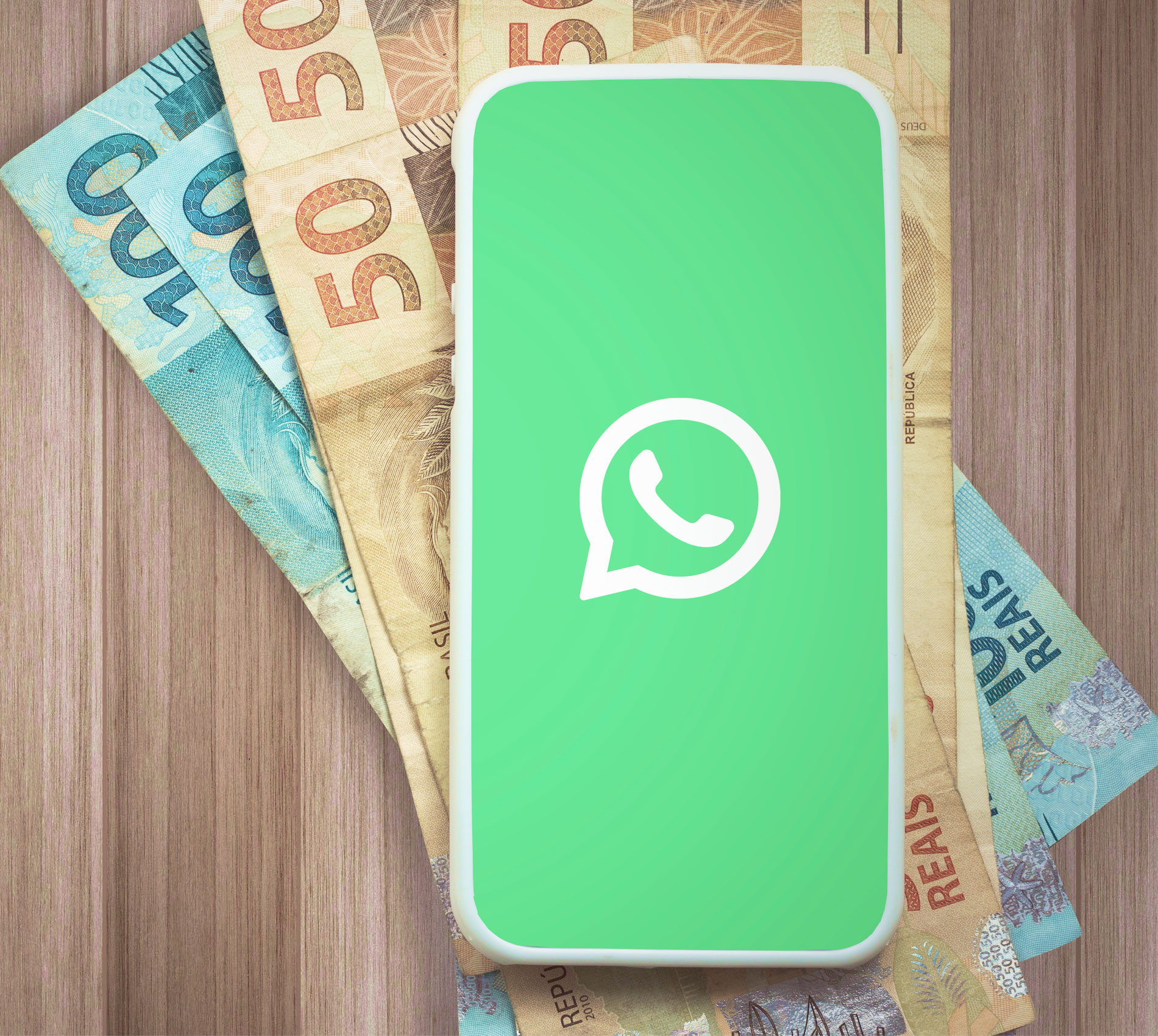 mandar dinheiro pelo WhatsApp