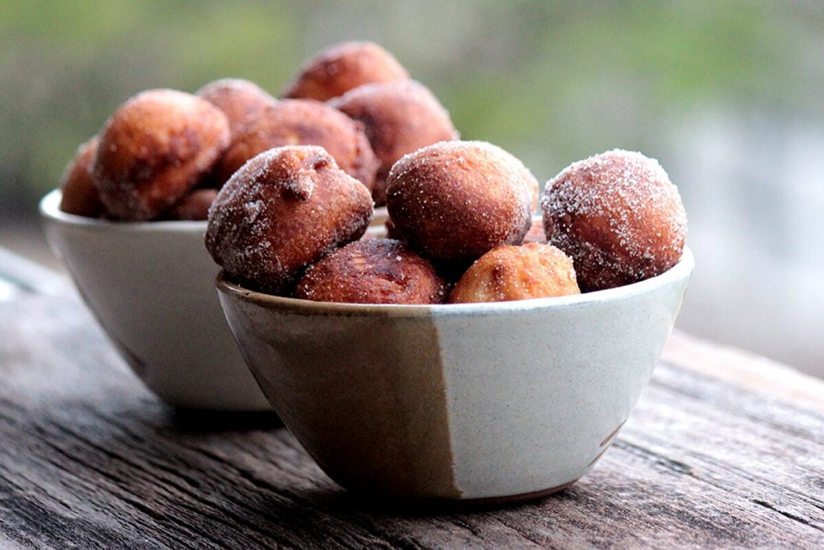 Receita de bolinho de chuva de banana