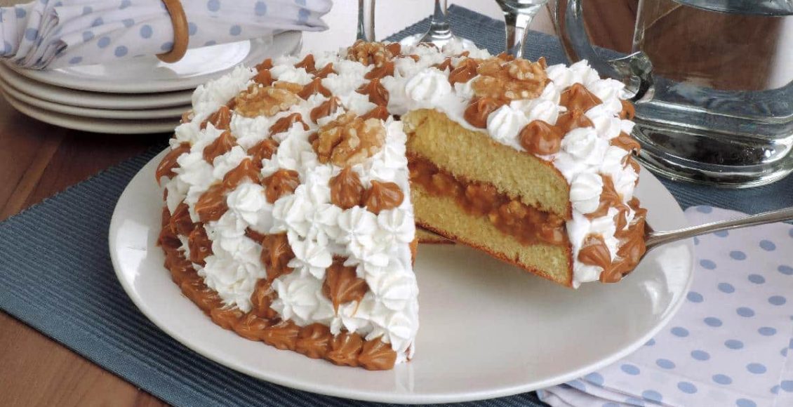 bolo de doce de leite