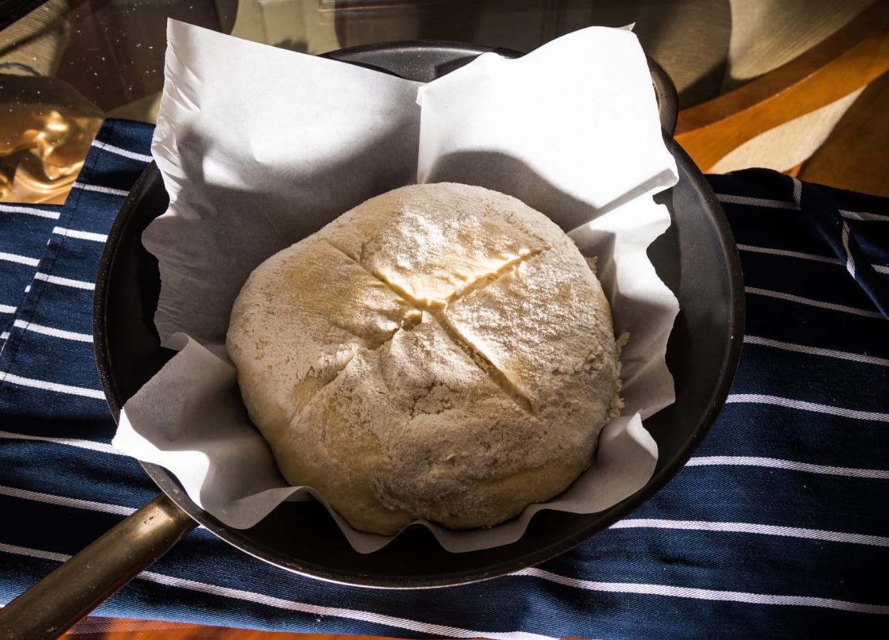 O pão é feito com farinha orgânica