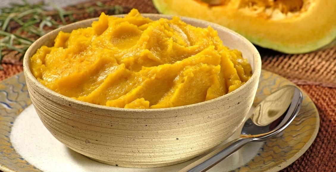 purê de abóbora cremoso e especial
