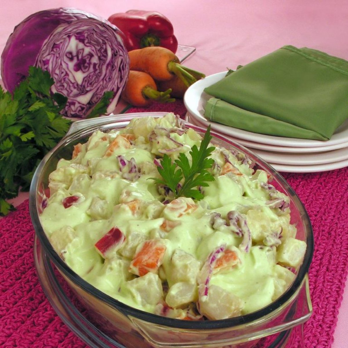 Receita de salada de batata com maionese especial para o almoço