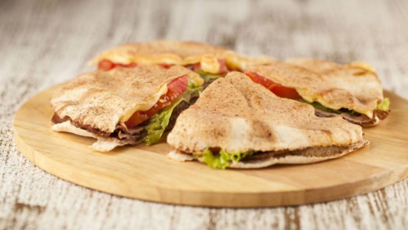 sanduíche de beirute com carne