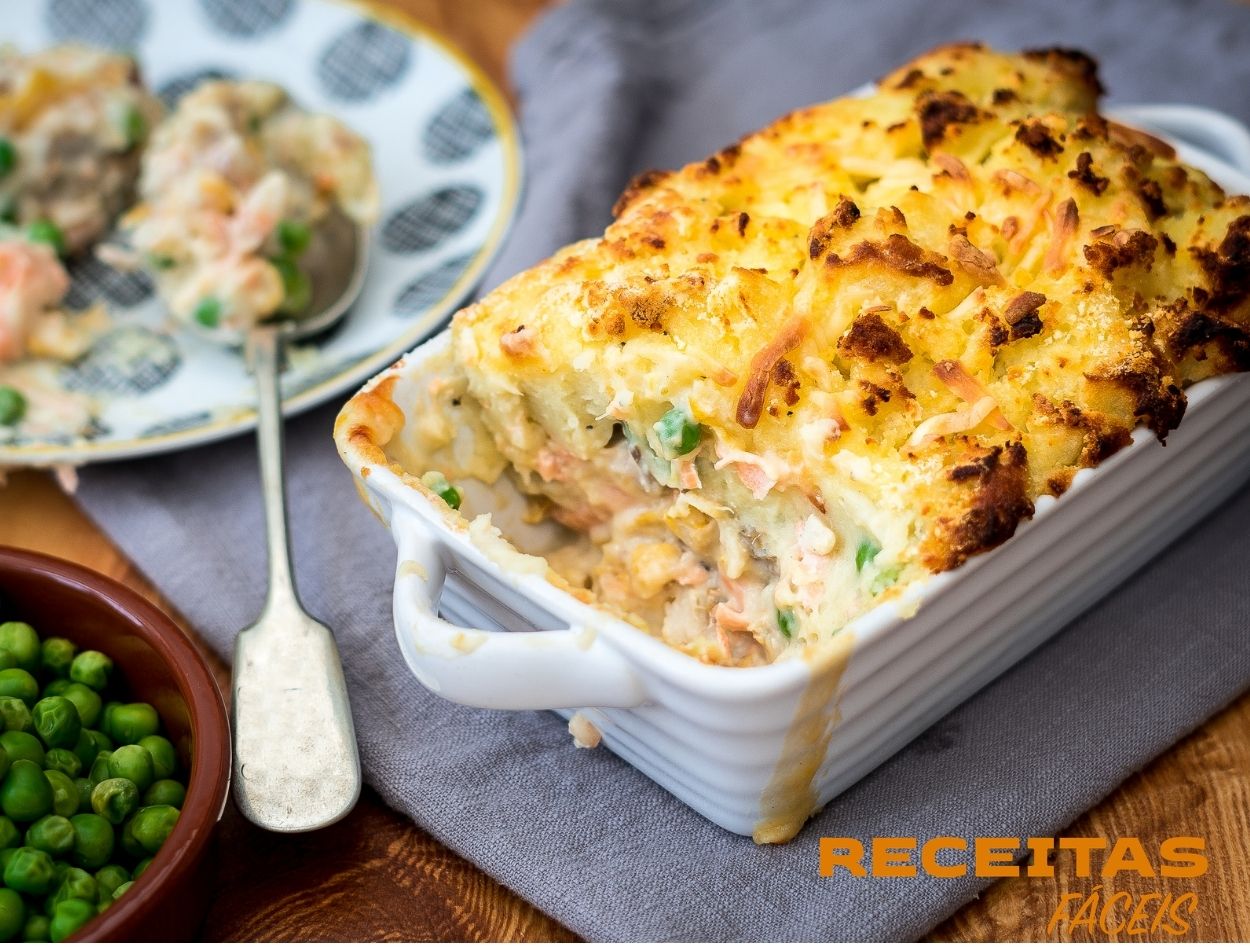 Torta de bacalhau para Páscoa