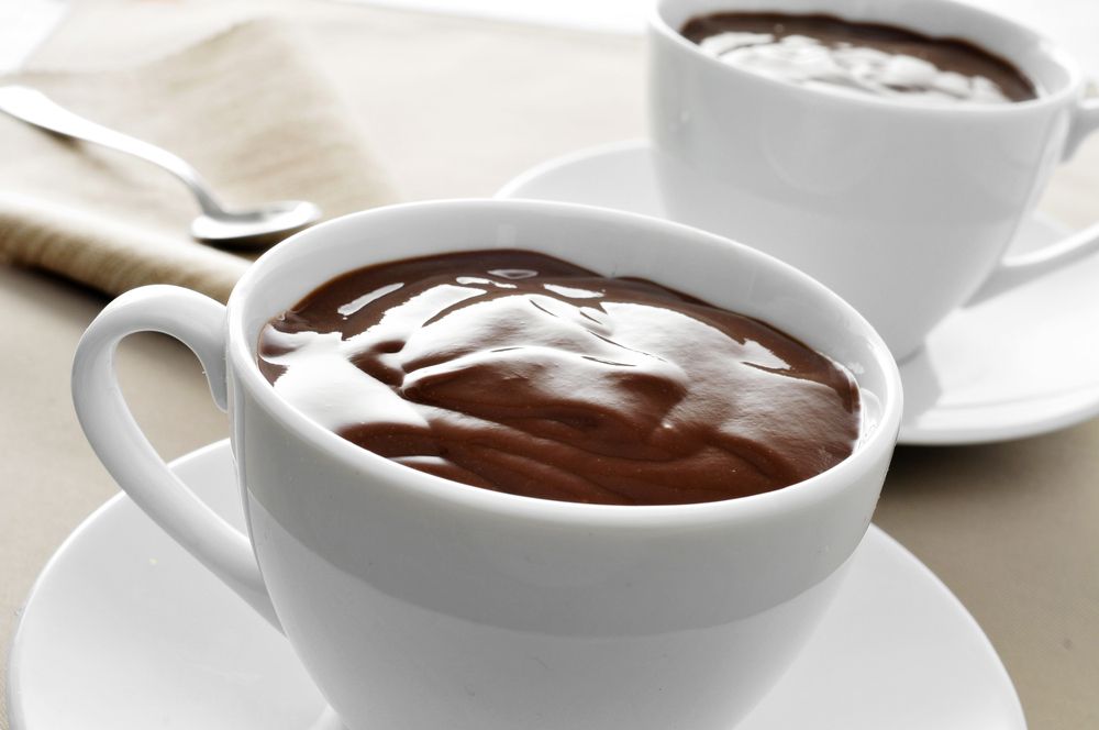 Bebida chocolate quente low carb no café da manhã (pinterest)