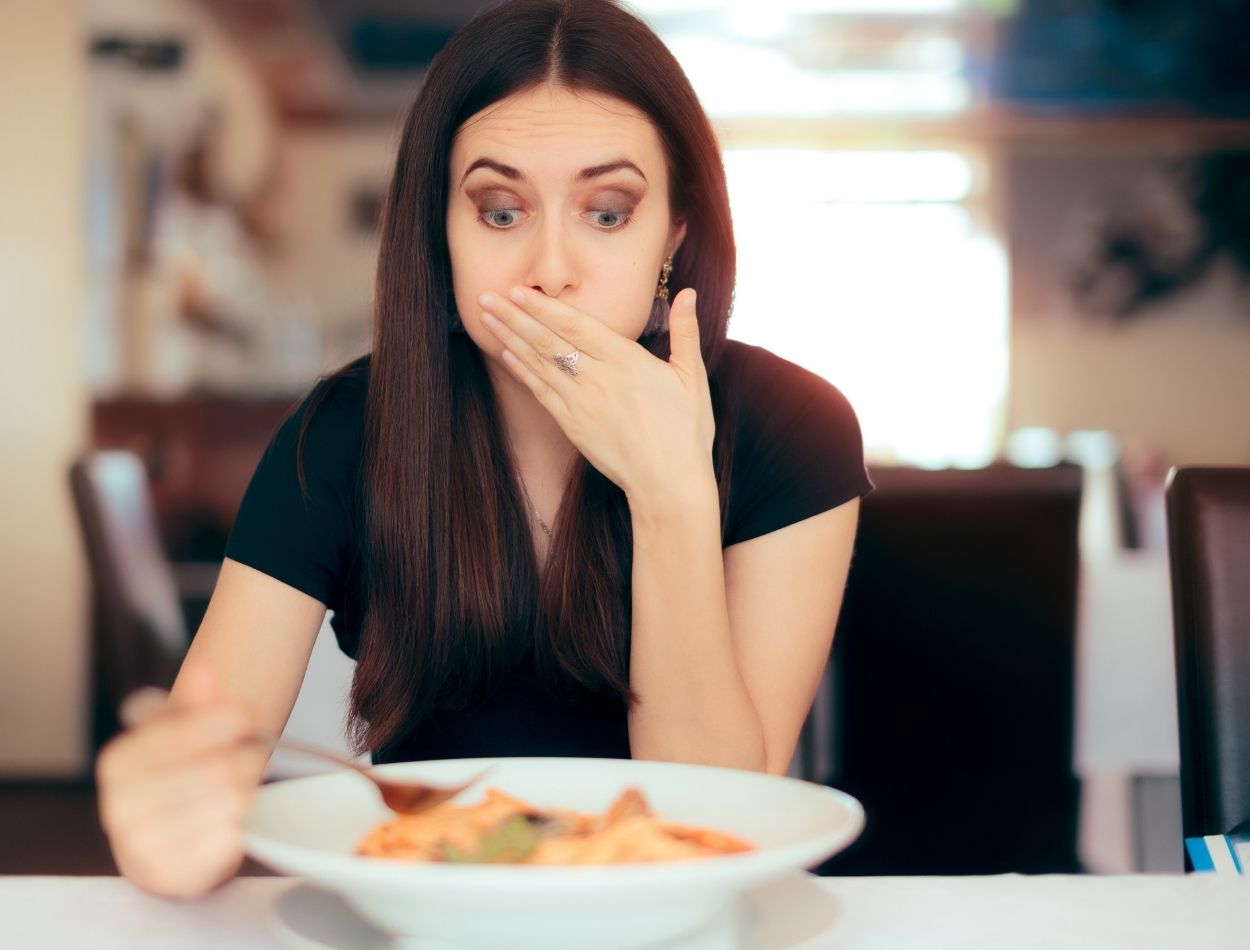 Como consertar a comida