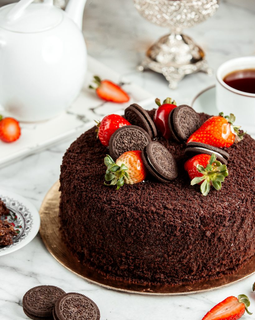 Bolo fofinho de chocolate com calda 2