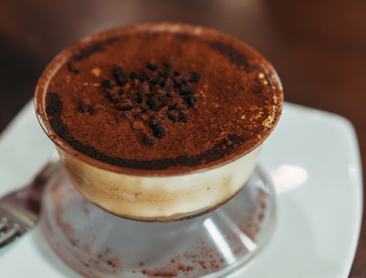 mousse fácil de limão com chocolate