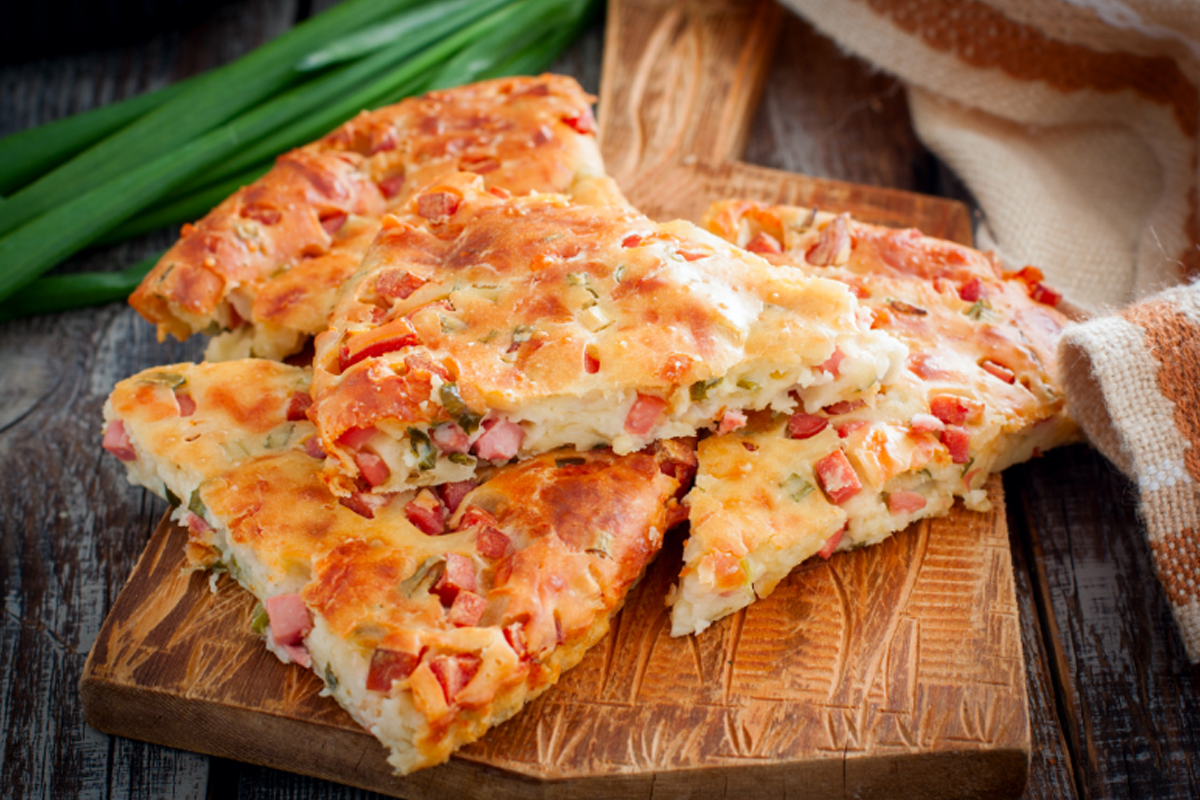 Torta fácil de salsicha Torta fácil de salsicha