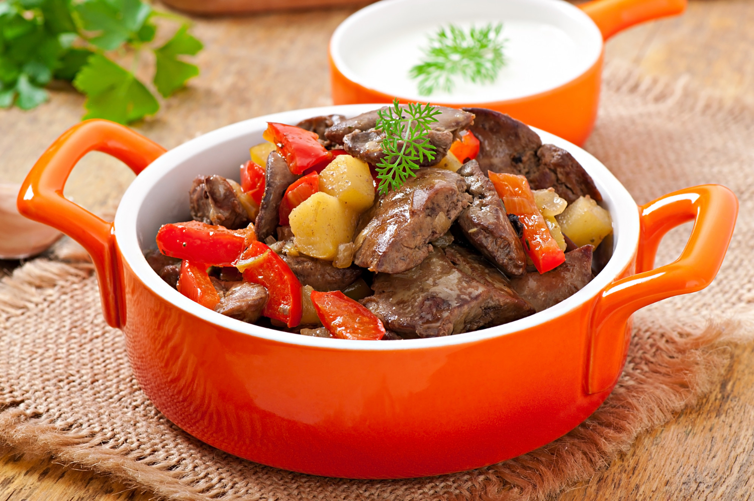 Picadinho de mignon com legumes Picadinho de mignon com legumes