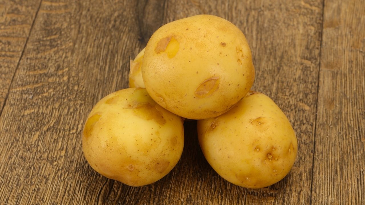 Batata bolinha temperada Batata bolinha temperada
