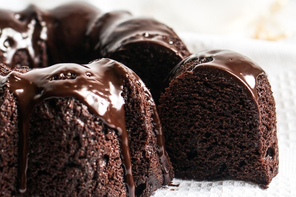 Bolo de chocolate de liquidificador