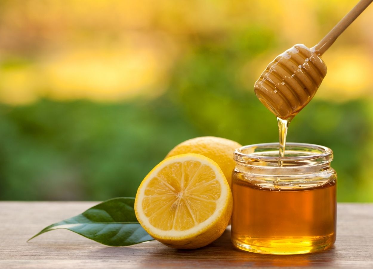 xarope caseiro de limão com mel