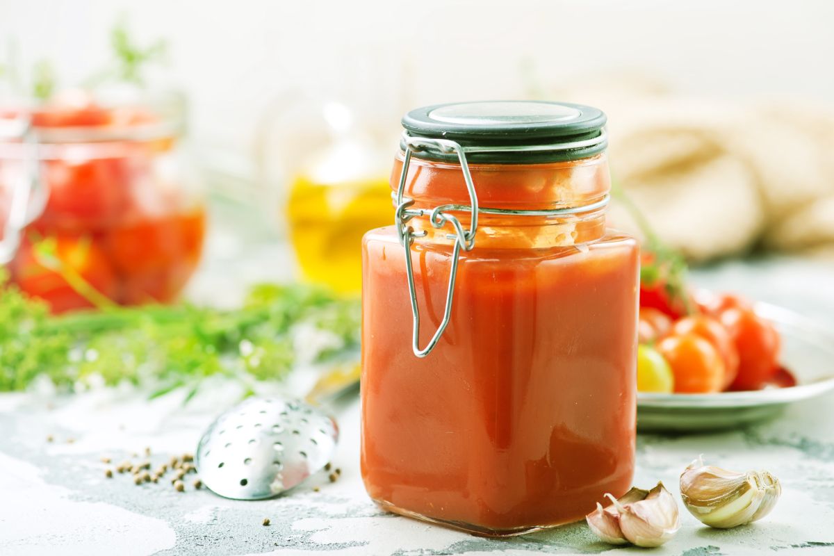 Molho de tomate saudável e que dá para congelar. Foto: Canva Pro