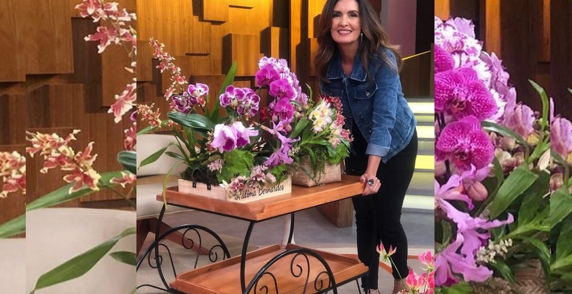 Fátima Bernardes em cenário do Encontros - Reprodução do Instagram