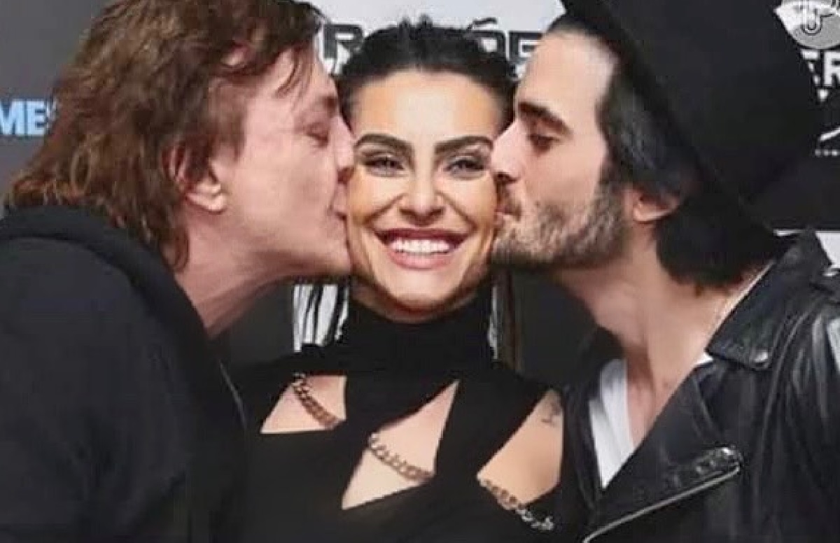Fabio Júnior, Cleo Pires e Fiuk - Reprodução do Instagram