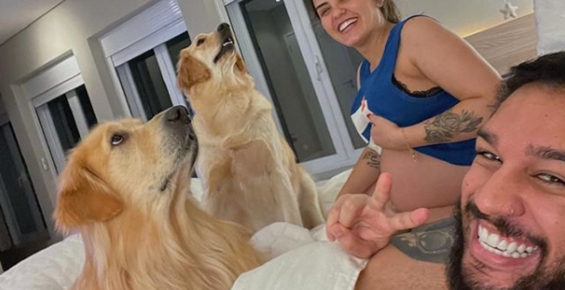 Lucas Lira, Sunaika Bruna, Noah - Reprodução do Instagram