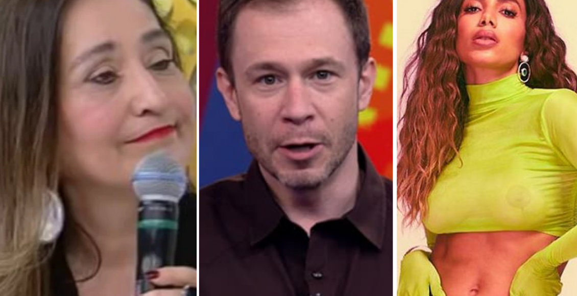 Sonia Abrão, Tiago Leifert e Anitta - Imagem Reprodução Instagram