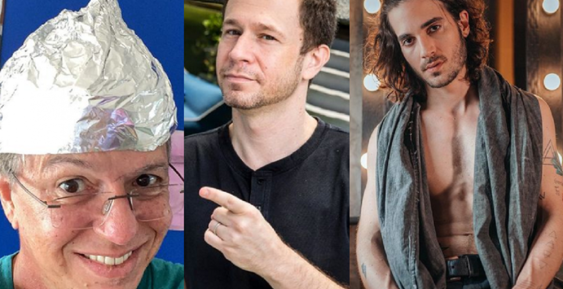 Imagem: Boninho, Tiago Leifert e Fiuk (Reprodução/Instagram)