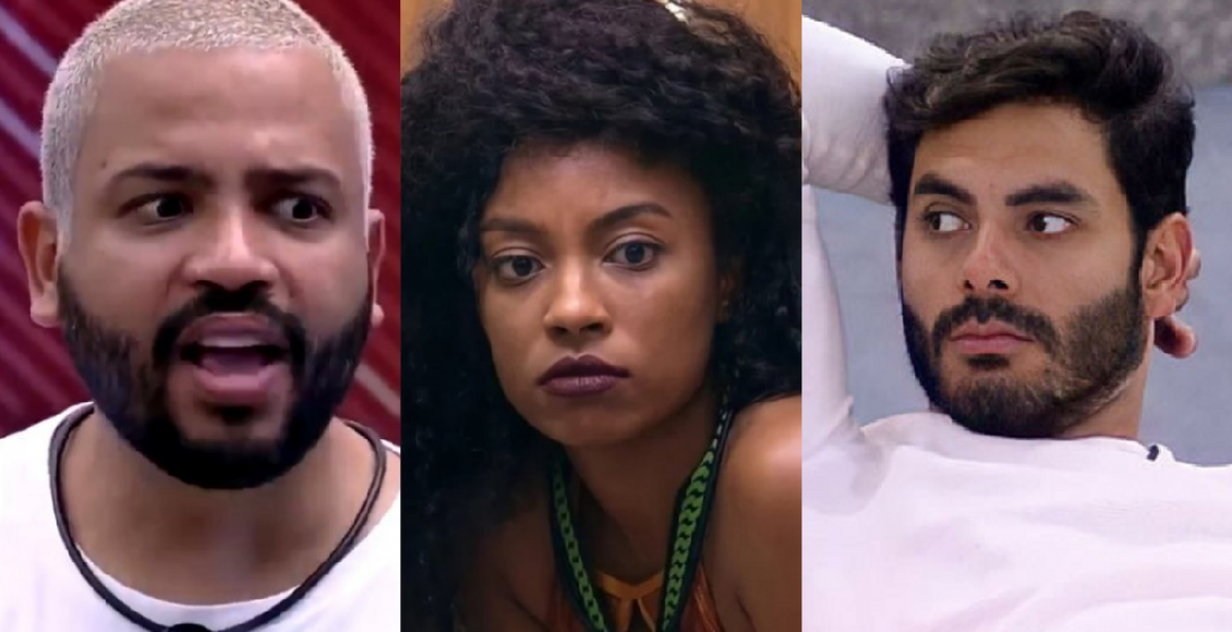 Projota, Lumena e Rodolffo (Foto: ReproduçãoGloboPlay)