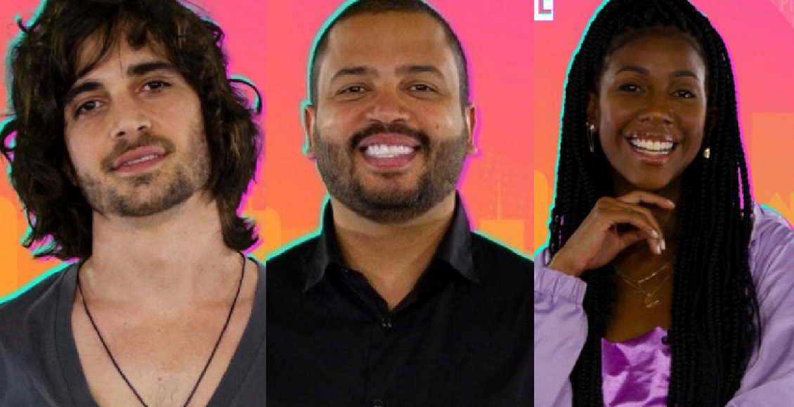 Fiuk, Projota e Camilla de Lucas (Foto: Reprodução/TV Globo)