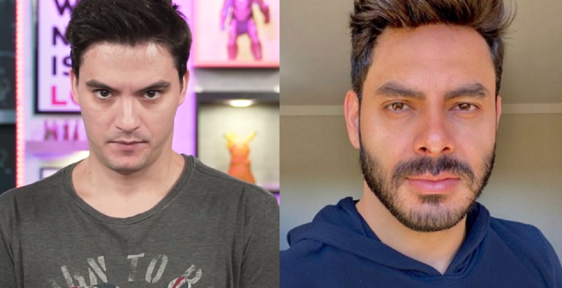 Felipe Neto e Rodolffo (Foto: Reprodução: Youtube/Instagram)