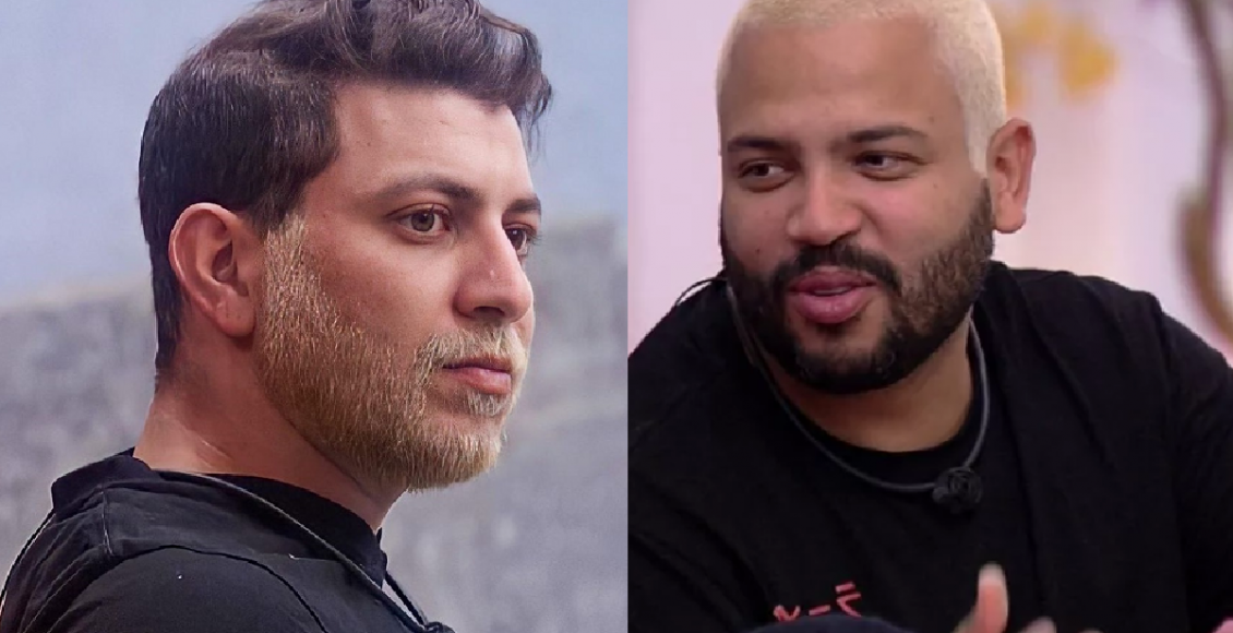 Caio Afiune e Projota (Foto: Reprodução/GloboPlay)