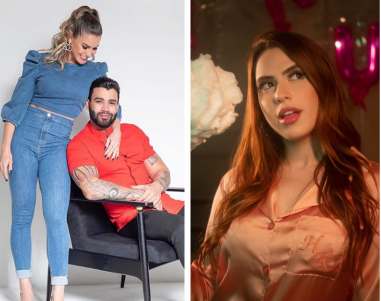Gusttavo Lima, Andressa Suita e Huma Kimak - Imagem Reprodução Instagram