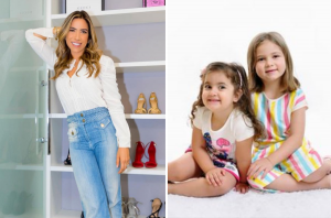 Patrícia Abravanel, Maria Eduarda e Maria Antônia - Imagem Reprodução Instagram