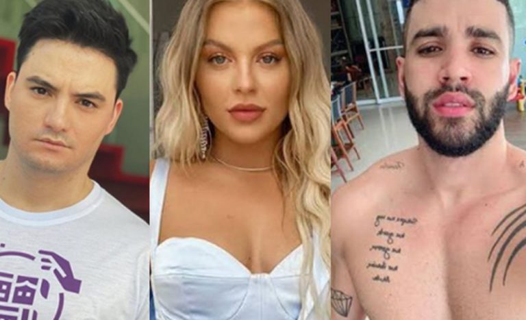 Imagem: Felipe Neto, Luísa Sonza e Gusttavo Lima (Reprodução/Instagram)