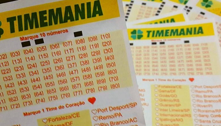 Timemania 1556 estima prêmio de R$ 7,7milhões/ Créditos: Folha Go!