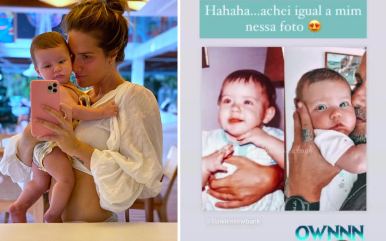 Gio Ewbank, Bruno Gagliasso e Zyan - Imagem Reprodução Instagram