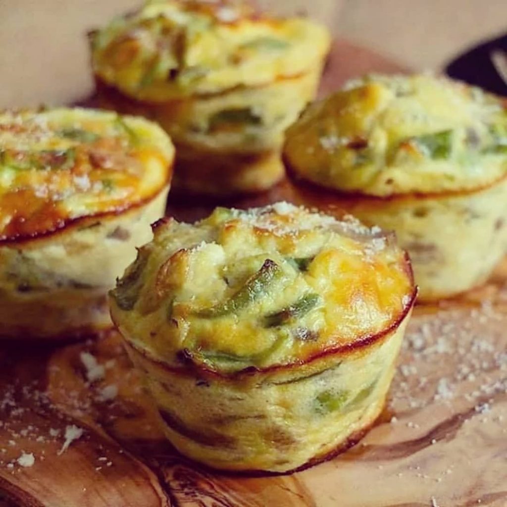 Muffin low carb de abobrinha; receita perfeita para um lanche nutritivo