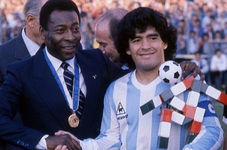 Pelé e Maradona - Reprodução do Instagram