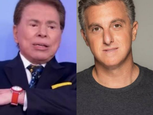 Silvio Santos e Luciano Huck/ Reprodução twitter