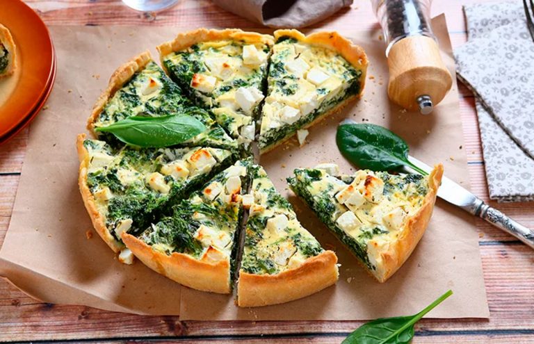 torta fit de espinafre