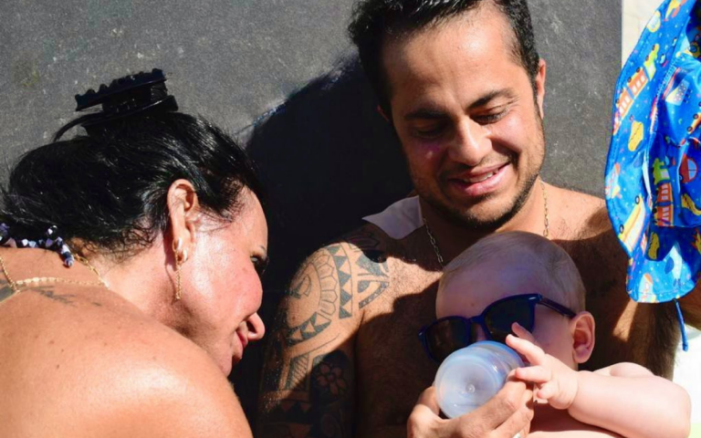 Thammy Miranda, Janaina Cinci e Bento - Imagem Reprodução Instagram